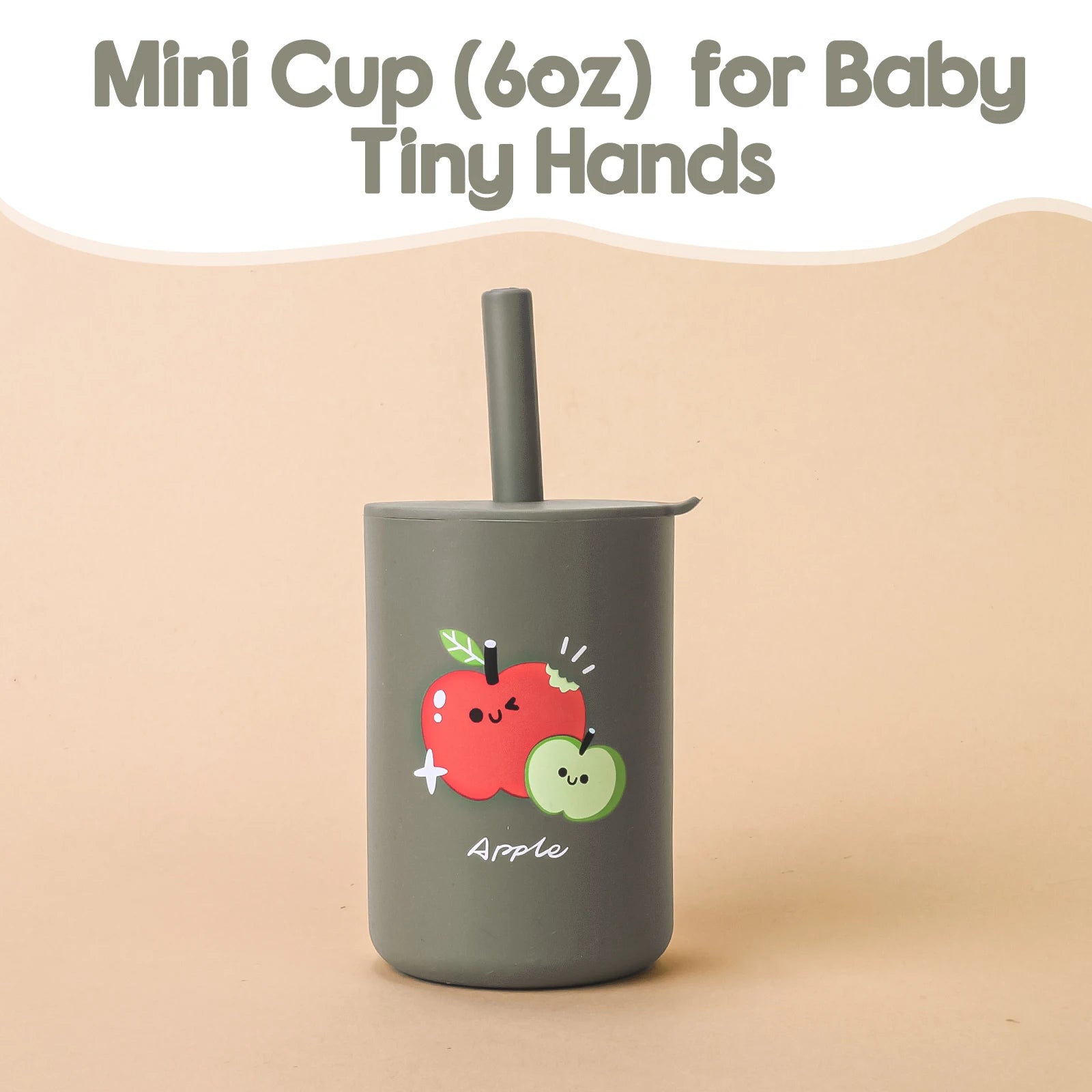 Baby Feeding Straw Cup Baby Cartoon Learning Feeding Cup Food Grade Silicone Toddler Water Bottle Tableware BPA Free Baby Gifts