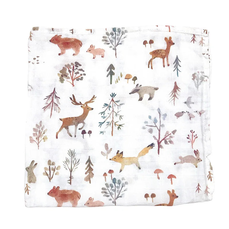 58x58cm Muslin cotton Baby Towels Scarf Swaddle bath Towel Newborns Handkerchief Bathing Feeding Face Washcloth Wipe