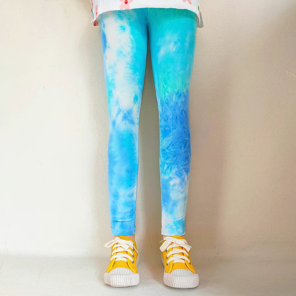 Sweet Girls Leggings Girls Printing Leggings Baby Kids Trousers For Children Flower Skinny Elasticity Pencil Pants