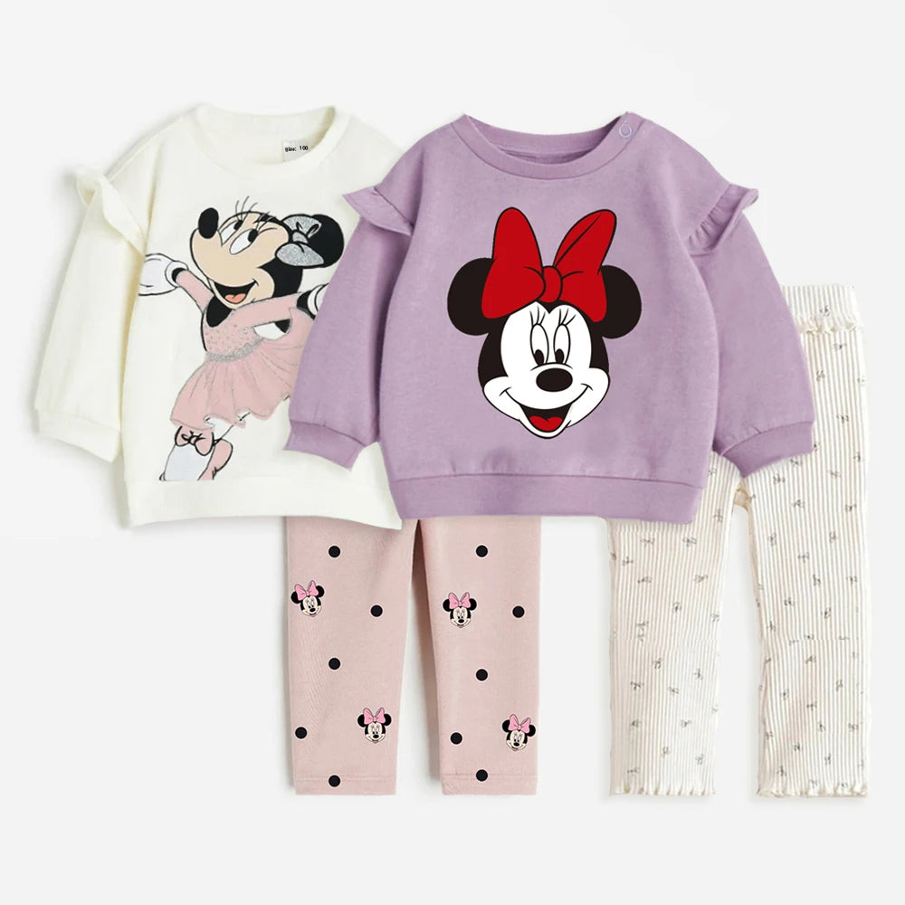 Baby Girl Clothes Sets 2Pcs Toddler Girls Sweatshirt + Leggings Spring Autumn Baby Girl Outfits Sets