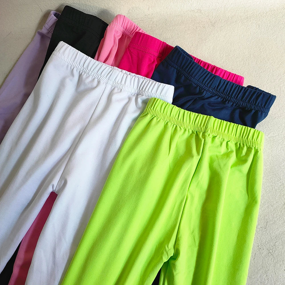 Sweet Girls Leggings Girls Printing Leggings Baby Kids Trousers For Children Flower Skinny Elasticity Pencil Pants