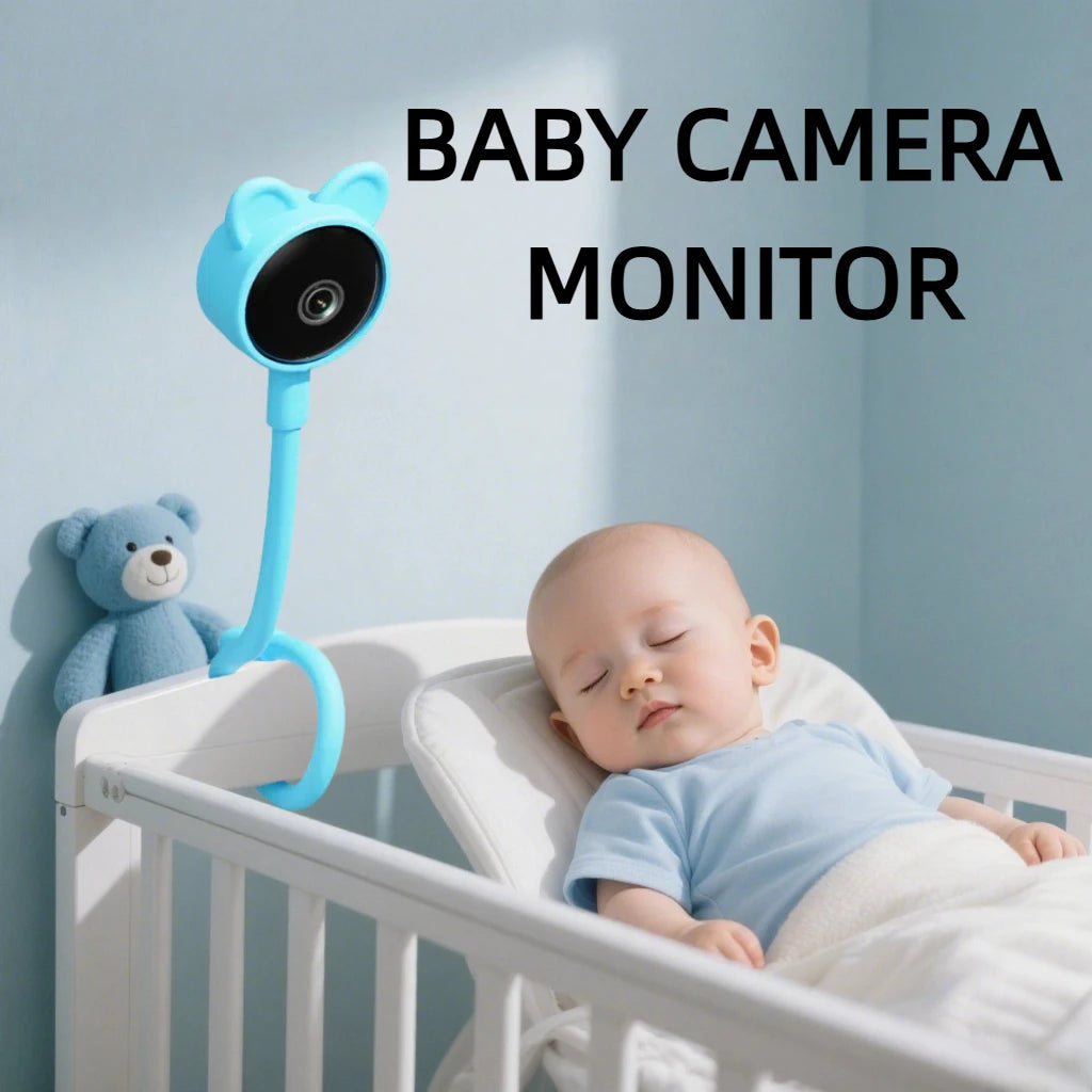 Intelligent baby monitor, high-definition camera, night vision function and two-way communication - modern parenting monitor