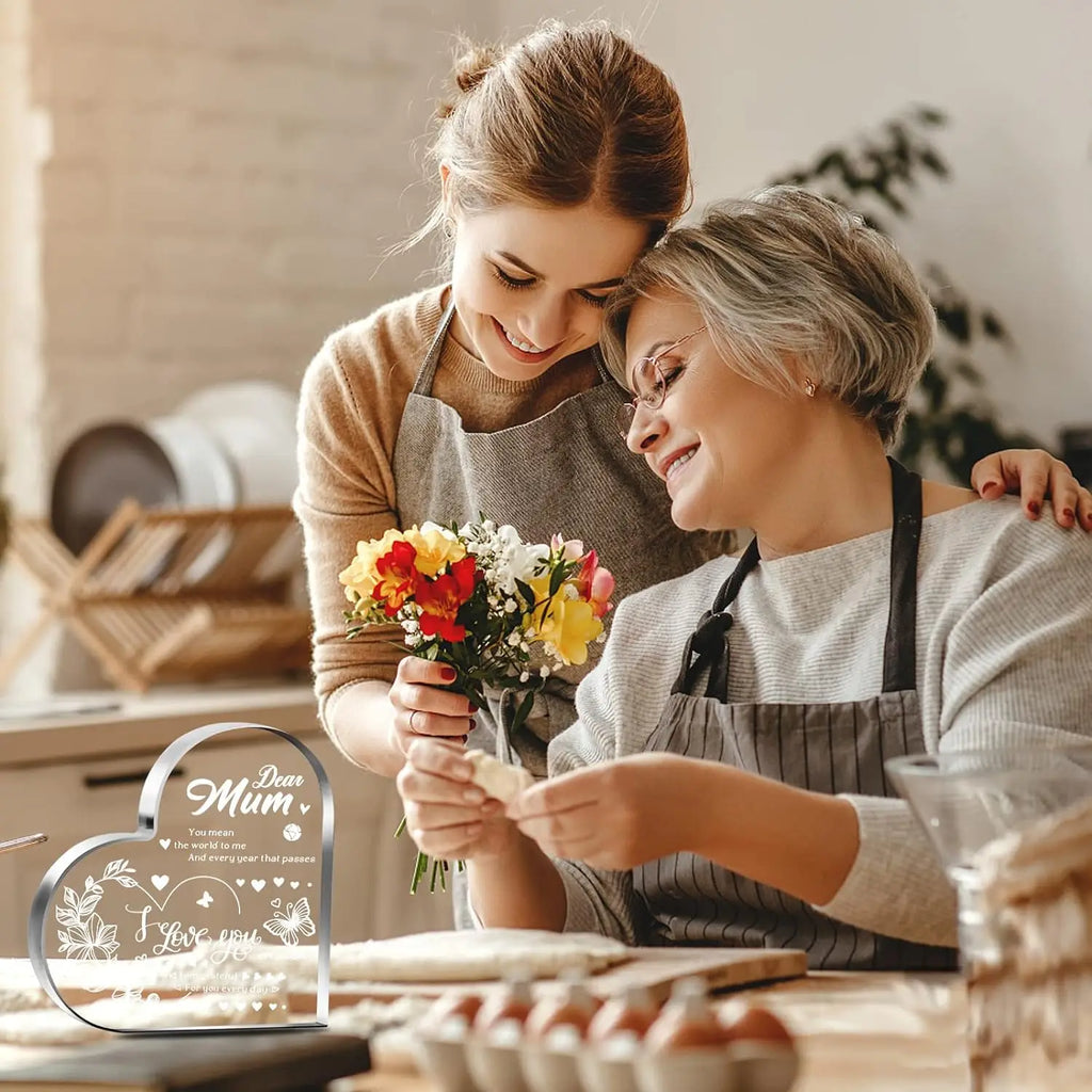 Unique Mum/Mummy Gifts Idea for Mother's Day Present, Personalised Paperweight Plaque Keepsake Present for Mum