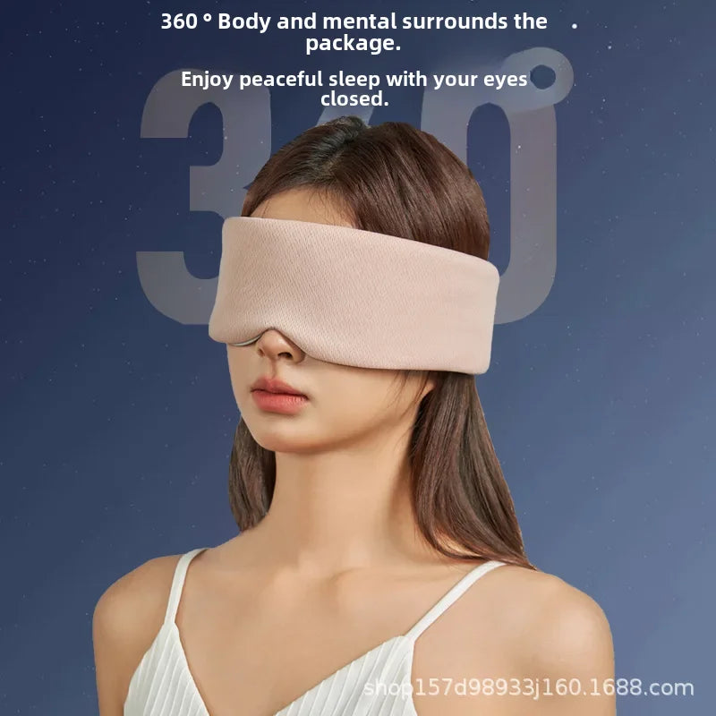 Double-sided Full Cover Sleep Eye Mask Light Blocking Breathable Travel Nap Eye Mask Heat Cool Two-in-one Universal For Seasons