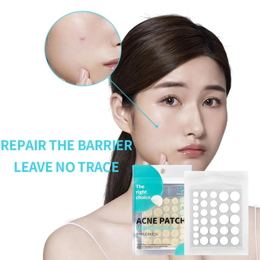 30pcs Acne Pimple Patches Invisible Removal Pimple Anti-Acne Hydrocolloid Patches Spots Mark Concealer Waterproof Repair Sticker