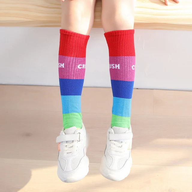 Children warmer ankle short lovely socks Cartoon Cute Kids Girl Knee High Socks infant cotton Baby Animal Over Knee Socks girls