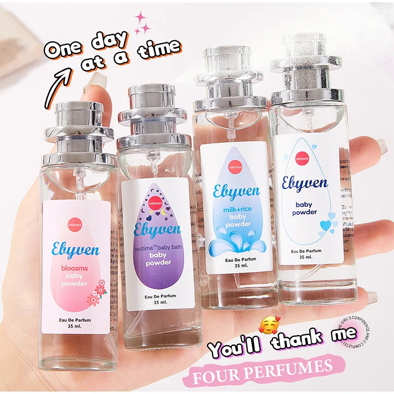 Baby Milk Powder Perfume 35ml Fresh Elegant High-quality Floral And Fruity Lasting Fragrance Milk Fragrance Baby Perfume Spray
