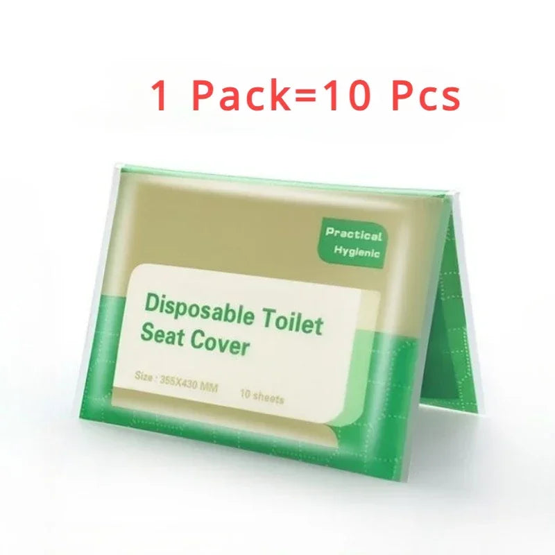 Disposable Toilet Seat Cover Portable Travel Camping Hotel Bathroom Degradable Waterproof Toilet Mat Bathroom Accessories