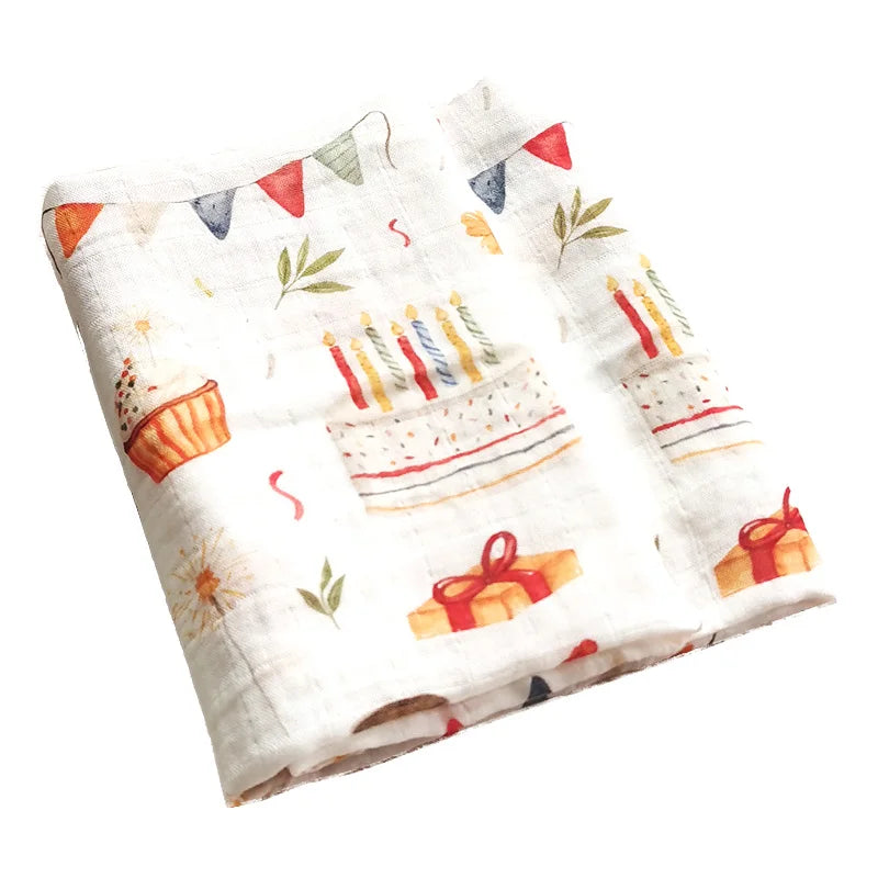 58x58cm Muslin cotton Baby Towels Scarf Swaddle bath Towel Newborns Handkerchief Bathing Feeding Face Washcloth Wipe