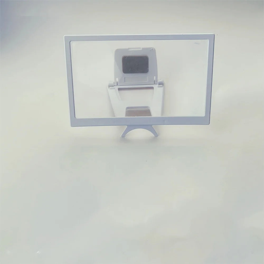 12 Inch/Phone Screen 3D HD Magnifier Movie Video Amplifier Holder Enlarger Screen Smart Phone Magnifying Curved Screen