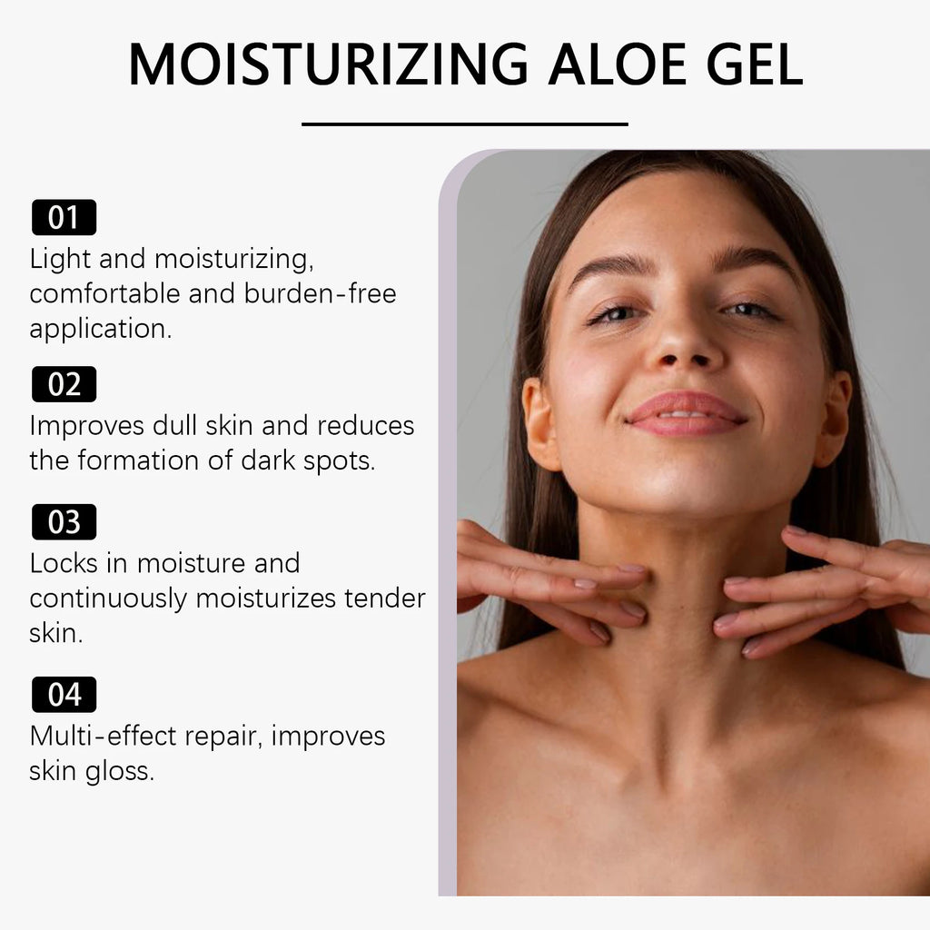 99% Aloe Gel for Repairing Sunburn Damaged Skin Antioxidant Even Skin Tone Moisturizing Soothing Anti Acne Brightening Face Care