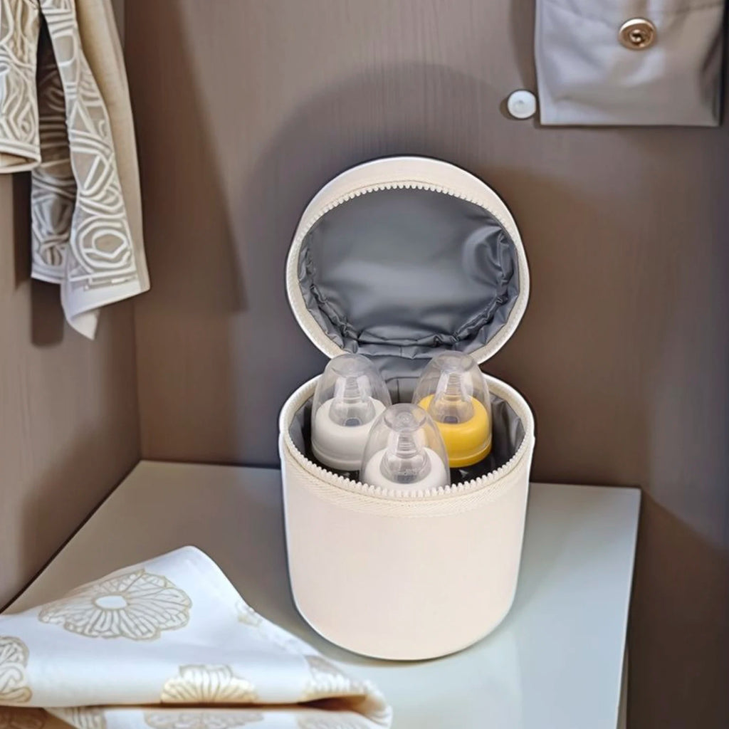 Waterproof bottle bag for baby and mother travel; milk bottle storage bag; mommy bag.