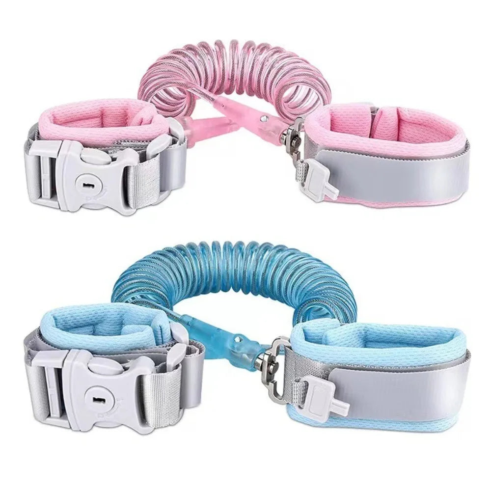 Upgraded Children's loss prevention bracelet;Key lock with anti release rope;Children's anti loss traction rope when going out