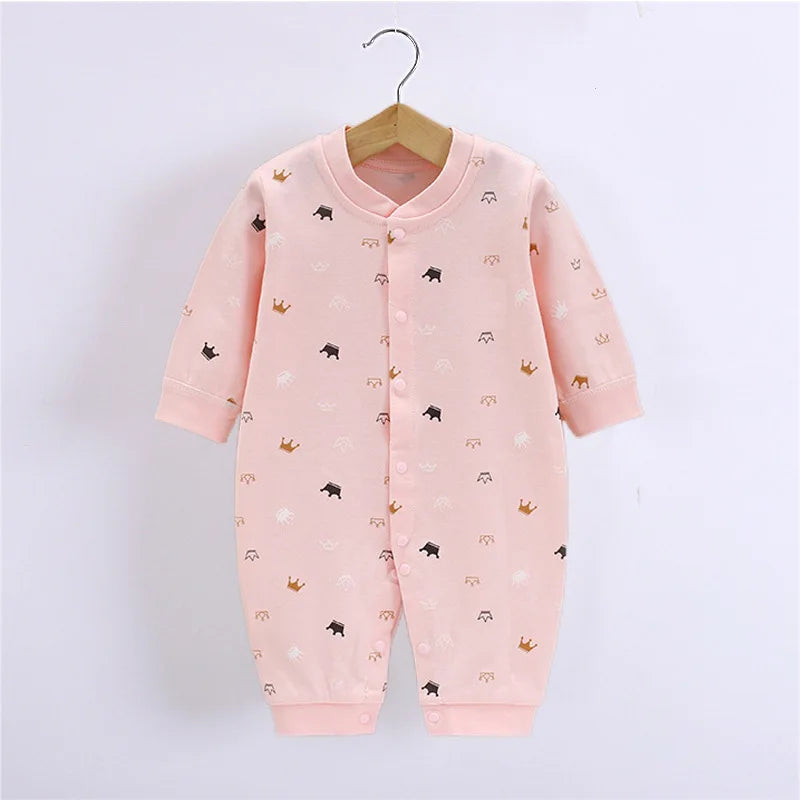 Newborn baby clothes Cotton Warm Baby Wear Clothes Fashion Cartoon mickey Print 0-12month baby Romper