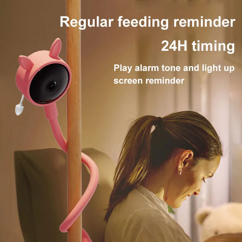 Intelligent baby monitor, high-definition camera, night vision function and two-way communication - modern parenting monitor