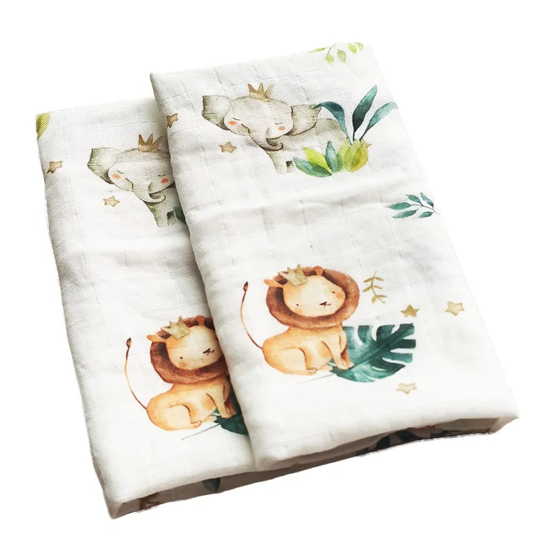 58x58cm Muslin cotton Baby Towels Scarf Swaddle bath Towel Newborns Handkerchief Bathing Feeding Face Washcloth Wipe
