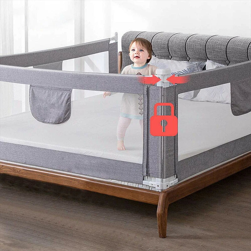 1pc Baby Bed Fence Baby Bed Rail Child Bed Barrier for Kids Bed Fence for Children's Bed Protection Kids Safety Railings