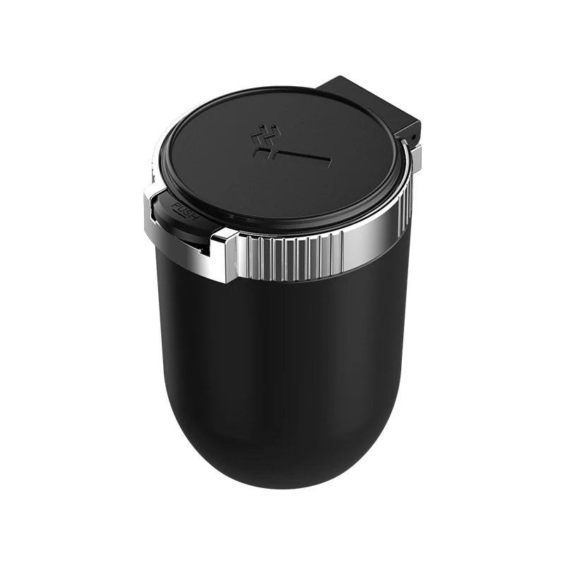 1PCS Portable LED Smoke Car Ashtray Cigarette Ash Holds Cup Automatic Light Indicator Ashtray Car Cup Holder