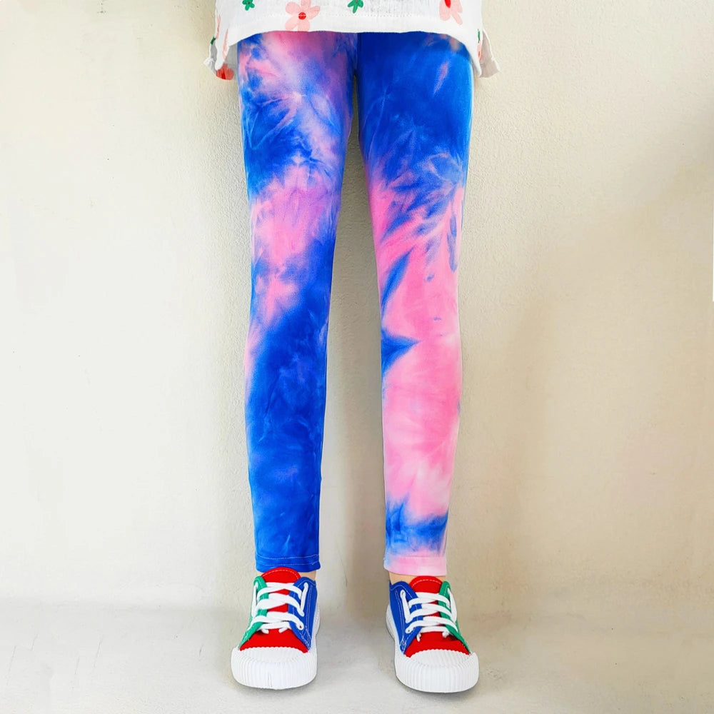 Sweet Girls Leggings Girls Printing Leggings Baby Kids Trousers For Children Flower Skinny Elasticity Pencil Pants