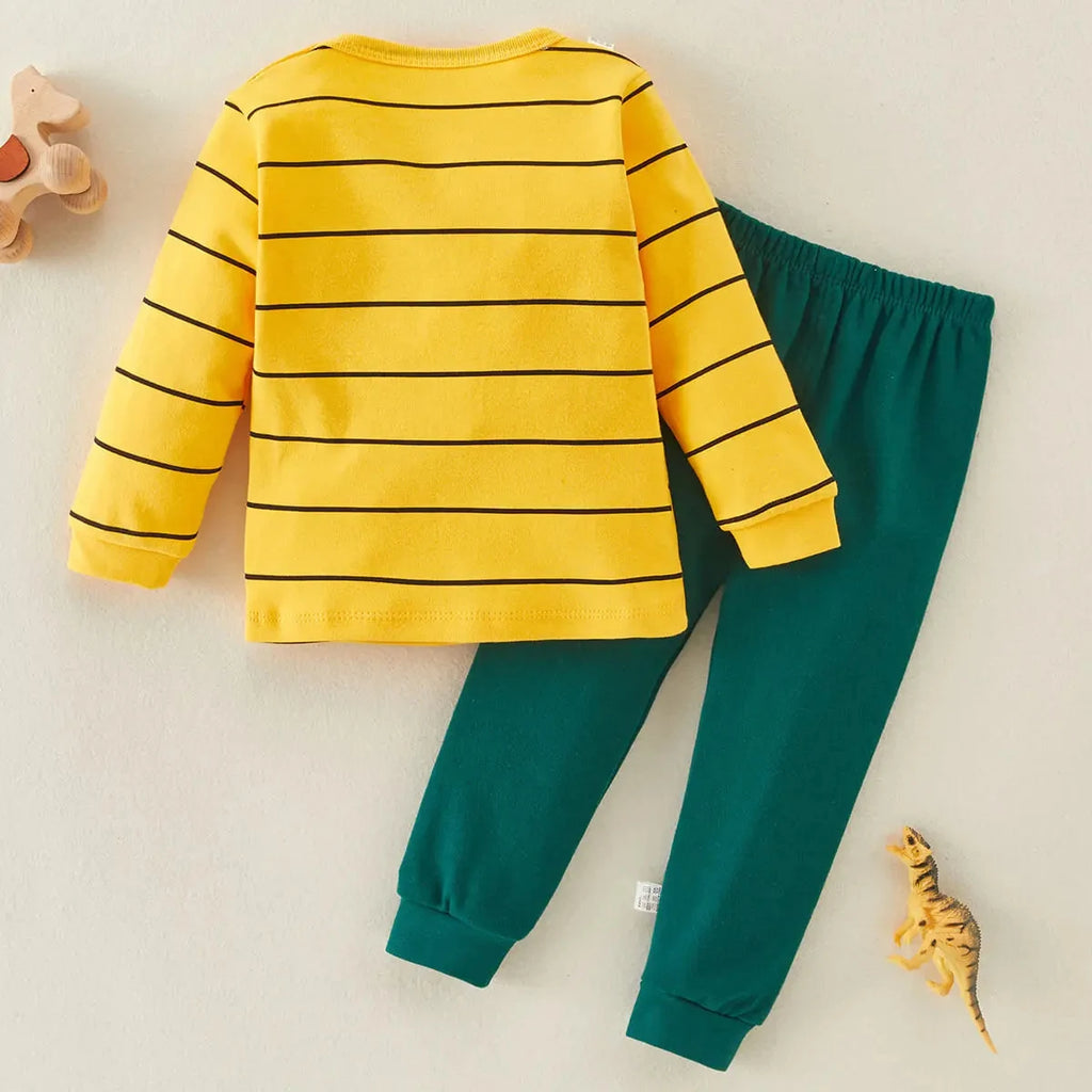 Autumn Autumn Baby Boy's Clothes girls clothes 2 to 8 years Pajamas Home Clothes Long Pants T-shirt Cartoon Underwear 2-Piece
