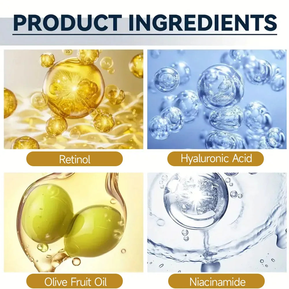 Men's Facial Cream for Men Remove Face & Neck Wrinkles Firming Moisturizing Skin Retinol Face Cream Younger Facial Treatment new