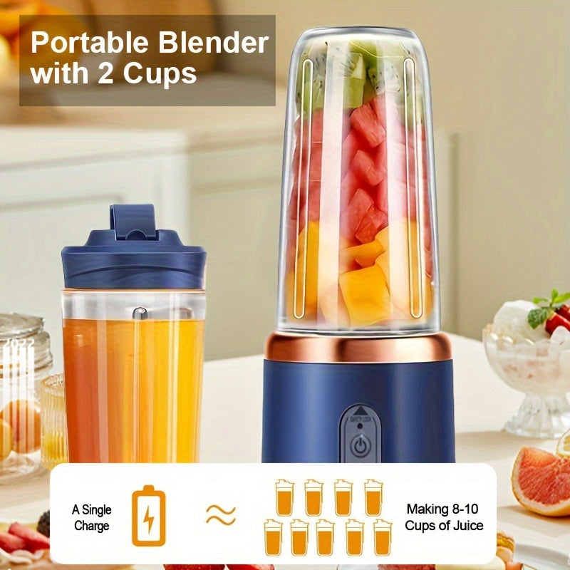 Juicer Portable Small Charging Juicer Cup, Perfect Gift for Home, Kitchen, And Travel, Valentine'S Day, Thanksgiving, Christmas, Mother'S Day, Portable Kitchen Appliance, Travel Juicer, Compact Design, Durable Cup, Automatic