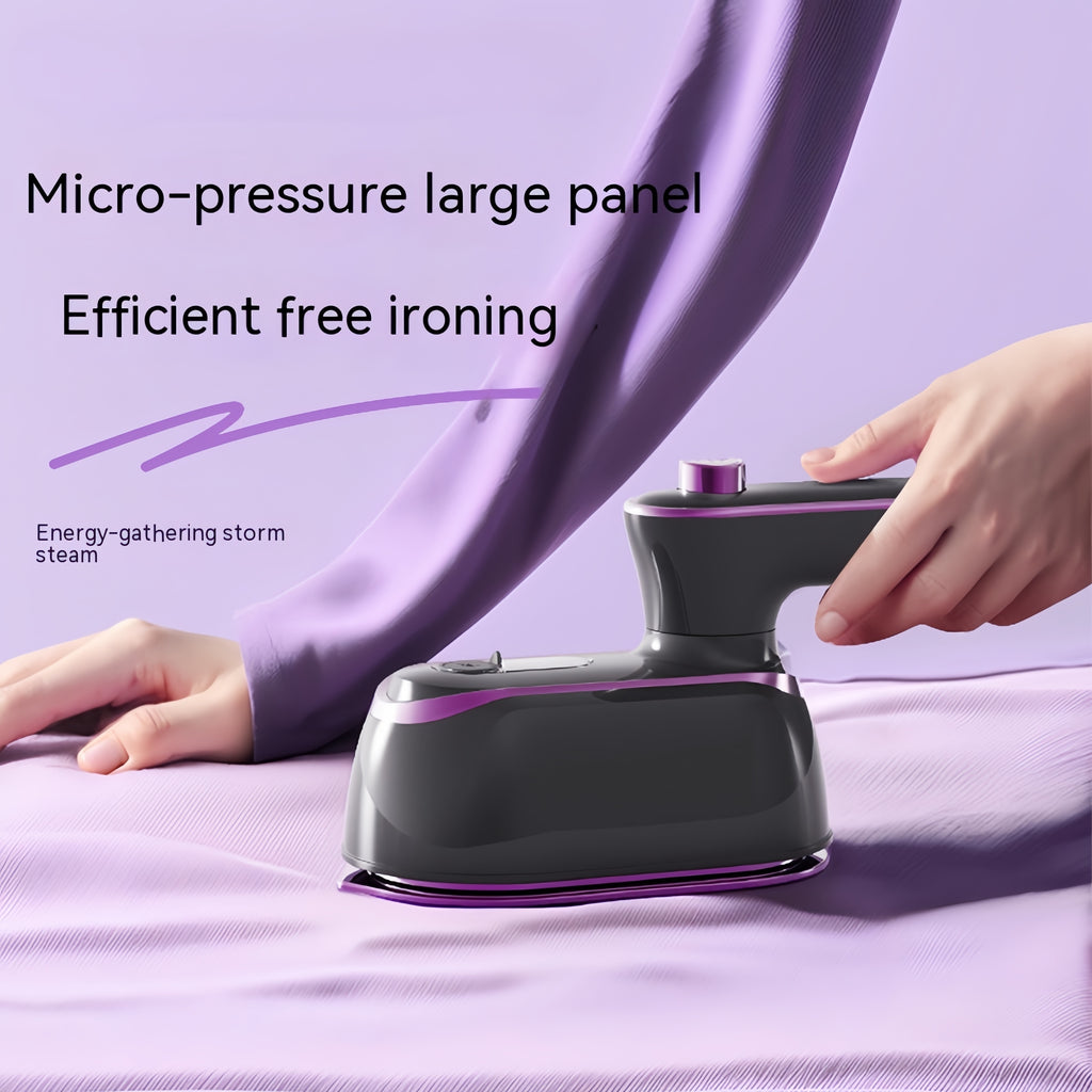 British Standard CY-601 Iron, Professional Level Handheld Ironing Machine with Large Capacity Water Tank, Supercharged Steam, Flat Perm/Hanging Perm, Dry and Wet Comfort for All Fabrics, No Battery Needed, 220-240V, British P