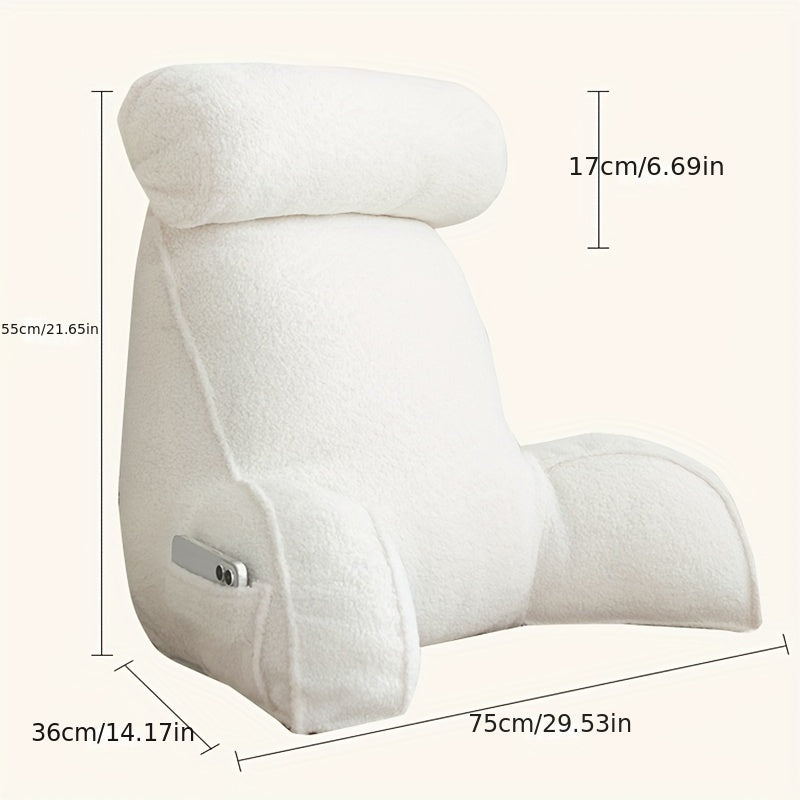 1pc Cushion Thickened Multifunctional Adjustable Waist Support Cushion Floor Pillow Reading Pillow For Bedroom Living Room Home Decor