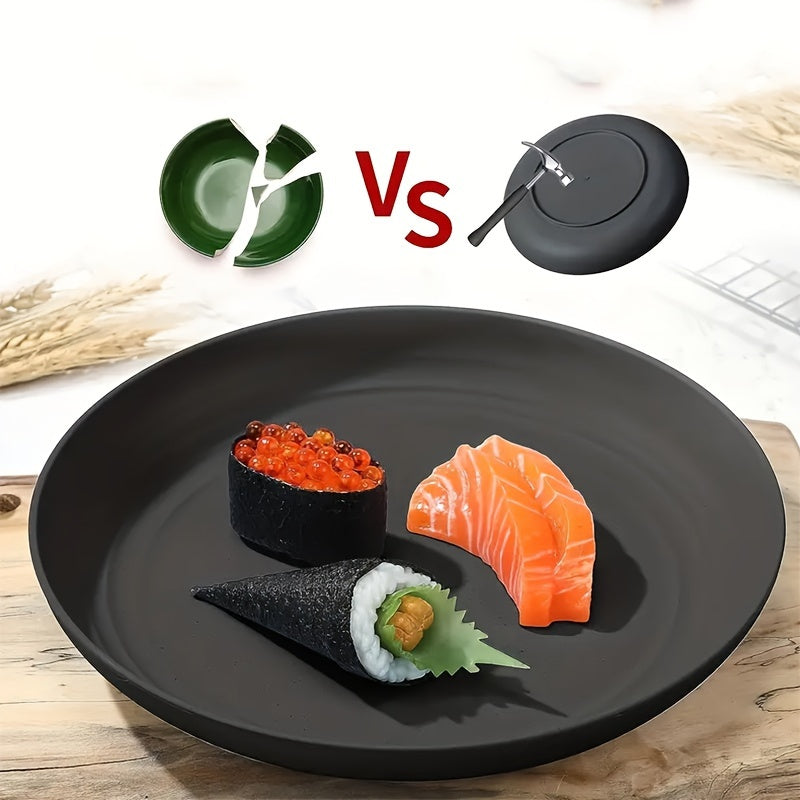 6pcs PP Material Plates, Unbreakable, Household Dining Plates, Fruit Plates, Snack Plates, Dessert Plates, For Home Kitchen Restaurant Picnic Camping Party, Party Supplies, Tableware Accessories