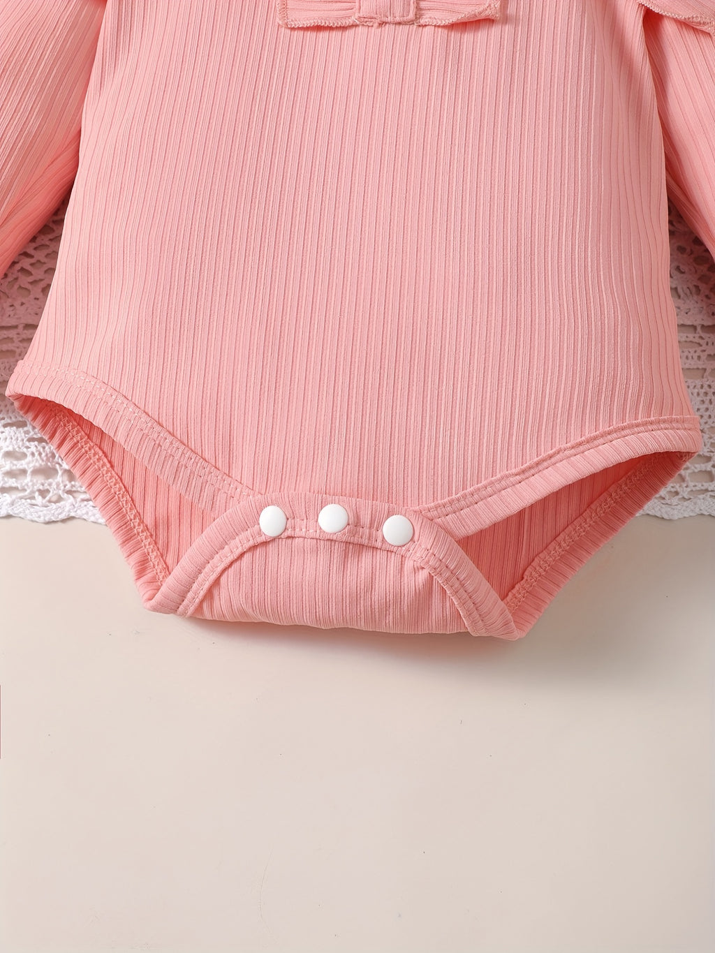 Cute Baby 3pcs Outfits - Floral/leopard Pants & Ruffle Long Sleeve Infant Romper & Headband Set Outdoor Set