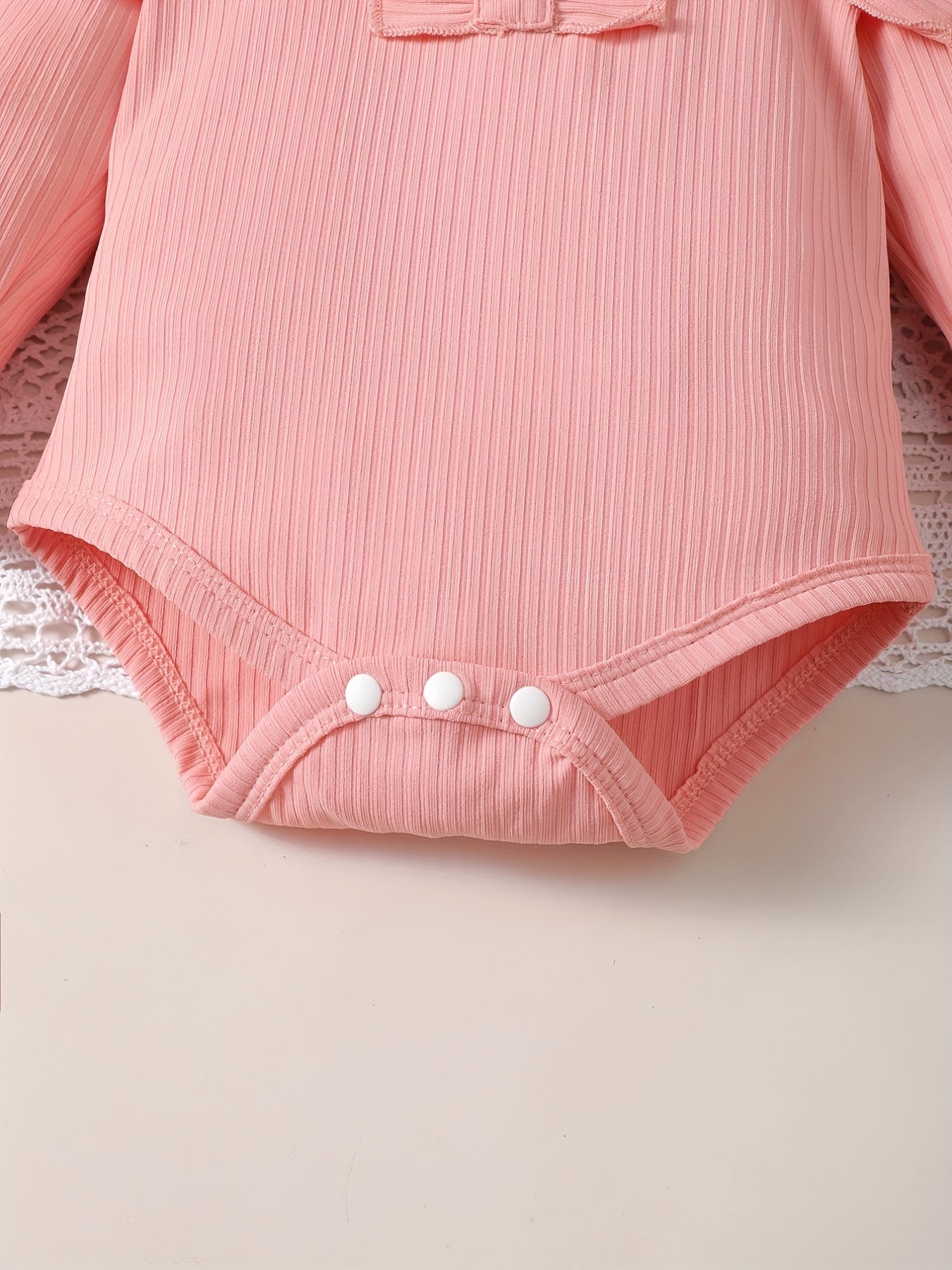 Cute Baby 3pcs Outfits - Floral/leopard Pants & Ruffle Long Sleeve Infant Romper & Headband Set Outdoor Set