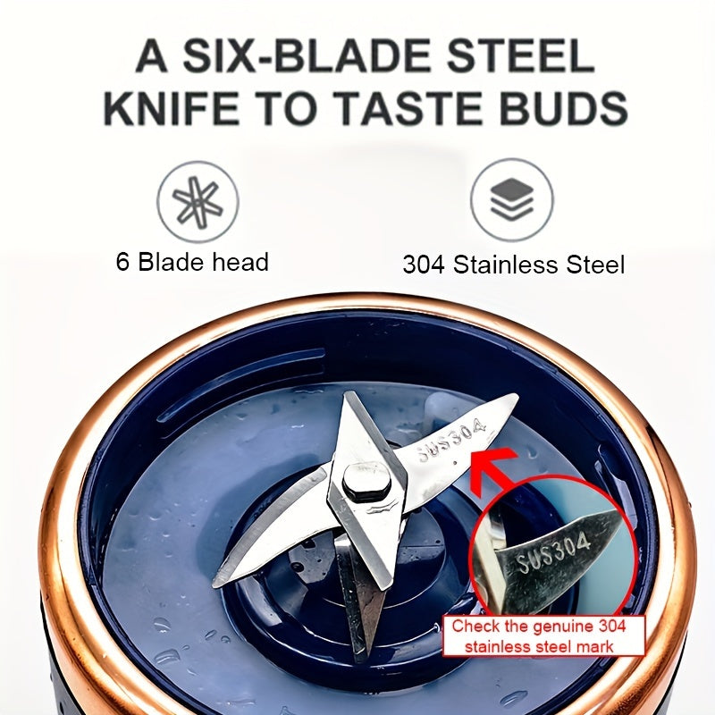 Juicer Portable Small Charging Juicer Cup, Perfect Gift for Home, Kitchen, And Travel, Valentine'S Day, Thanksgiving, Christmas, Mother'S Day, Portable Kitchen Appliance, Travel Juicer, Compact Design, Durable Cup, Automatic