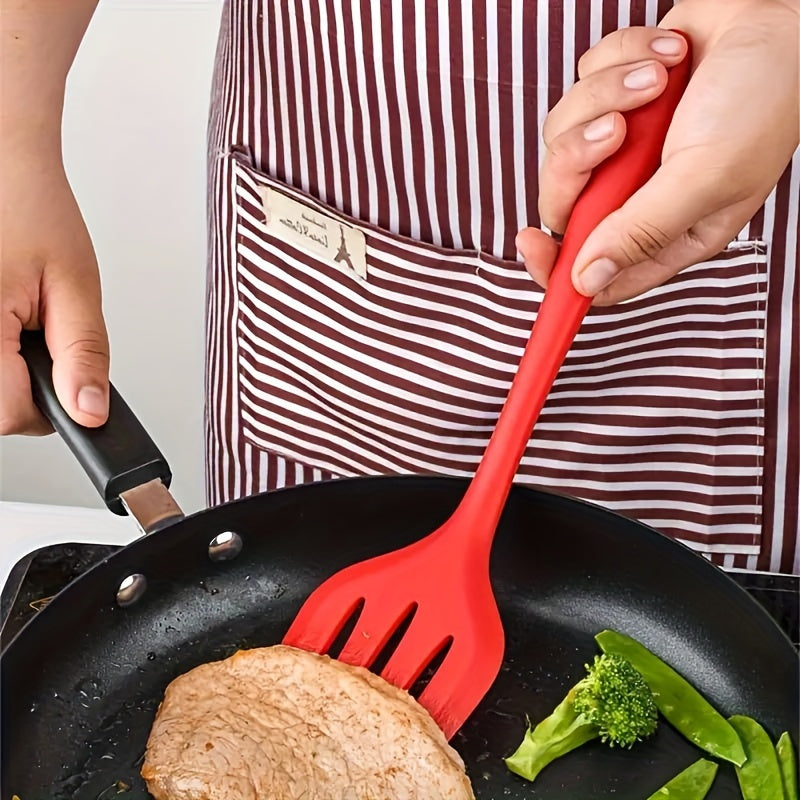 10pcs Premium Heat Resistant Silicone Kitchen Utensils Set - Non-Stick, Easy to Clean, Durable Kitchen Tools for Cooking, Baking, and Serving - Back to School Essentials, Household Baking Kit, and Kitchenware for Home Cooks