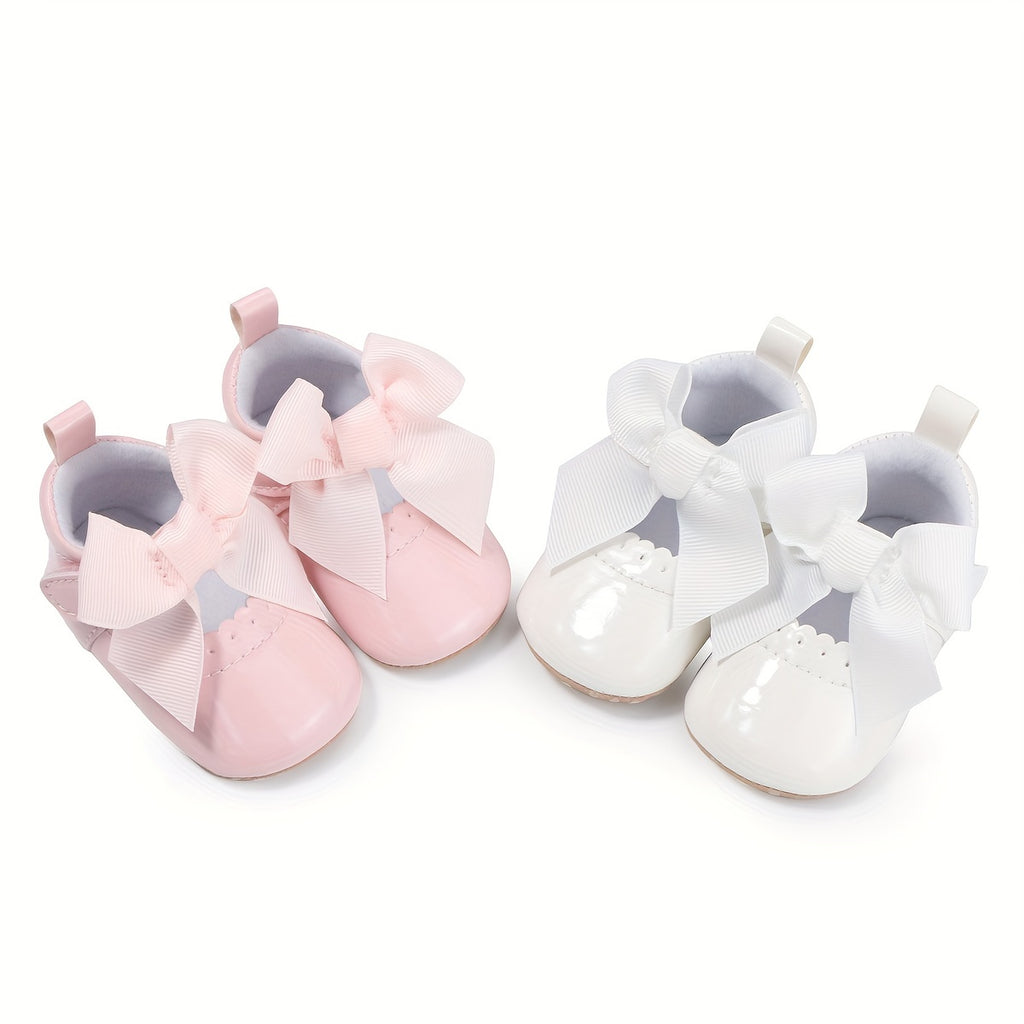 0-3 Months Newborn Soft Sole Princess Shoes Cute Bow Soft Children's Shoes Breathable and Comfortable Baby Shoes
