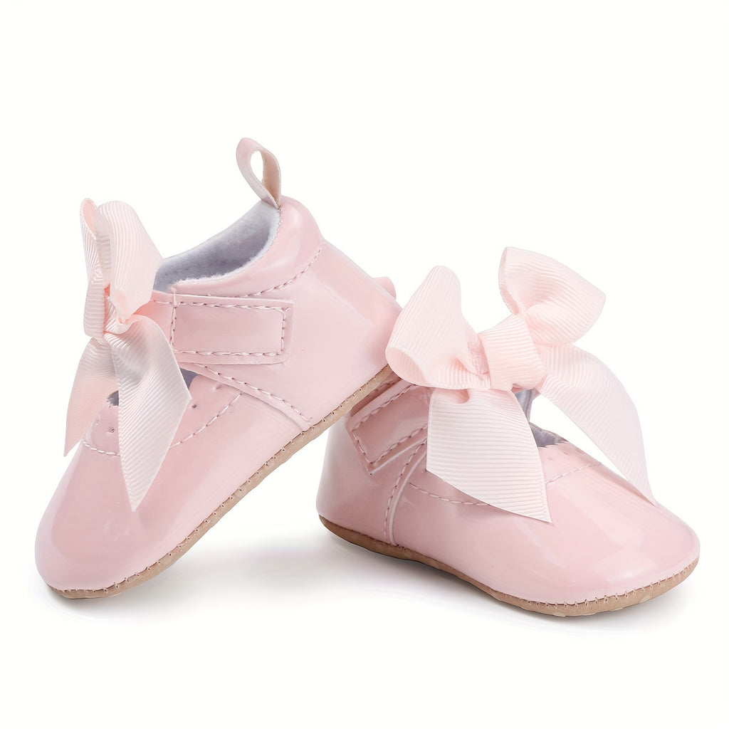 0-3 Months Newborn Soft Sole Princess Shoes Cute Bow Soft Children's Shoes Breathable and Comfortable Baby Shoes