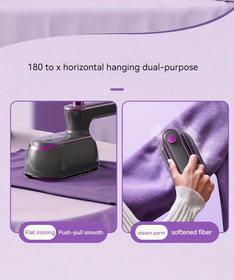 British Standard CY-601 Iron, Professional Level Handheld Ironing Machine with Large Capacity Water Tank, Supercharged Steam, Flat Perm/Hanging Perm, Dry and Wet Comfort for All Fabrics, No Battery Needed, 220-240V, British P