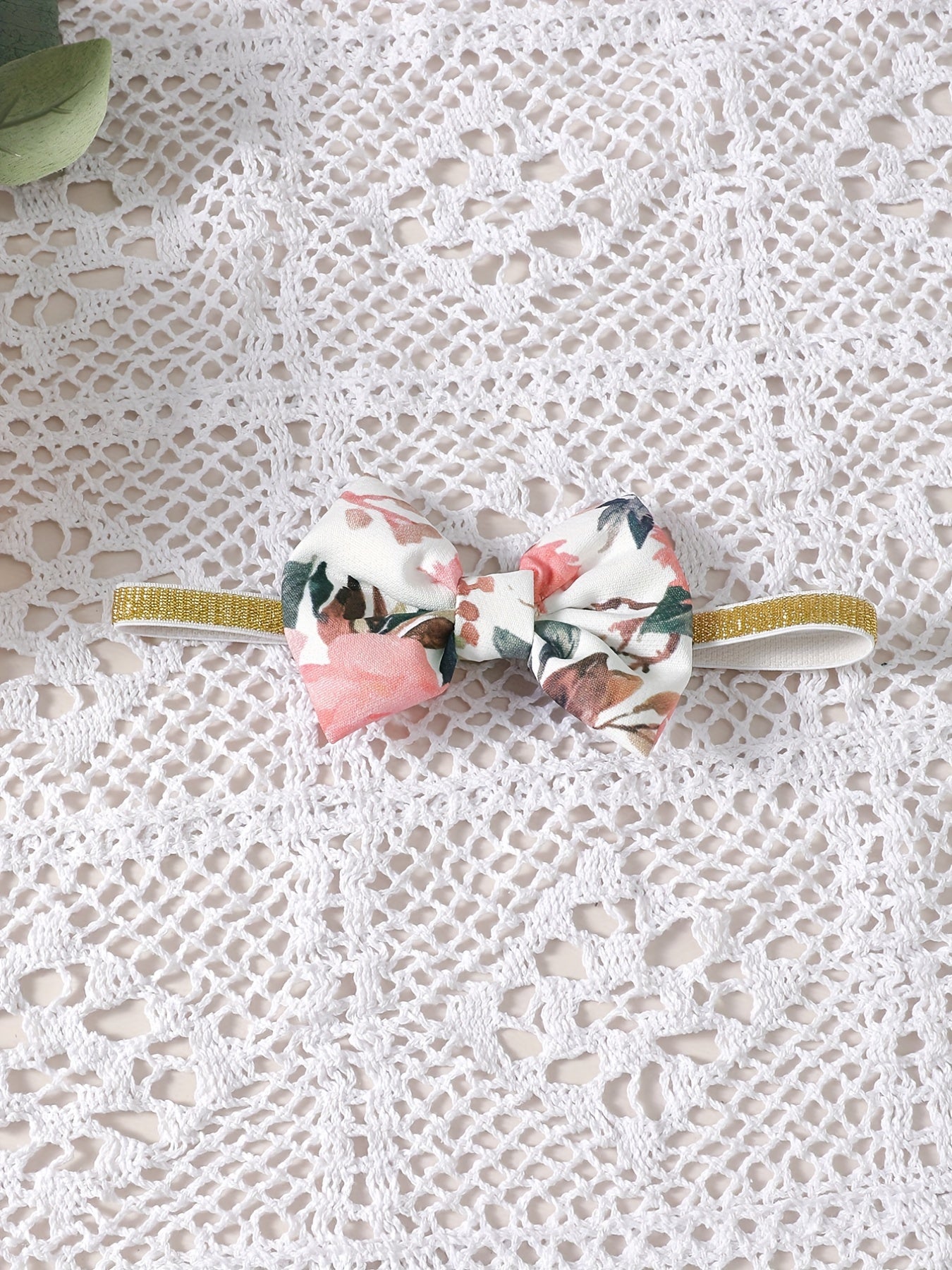 Cute Baby 3pcs Outfits - Floral/leopard Pants & Ruffle Long Sleeve Infant Romper & Headband Set Outdoor Set