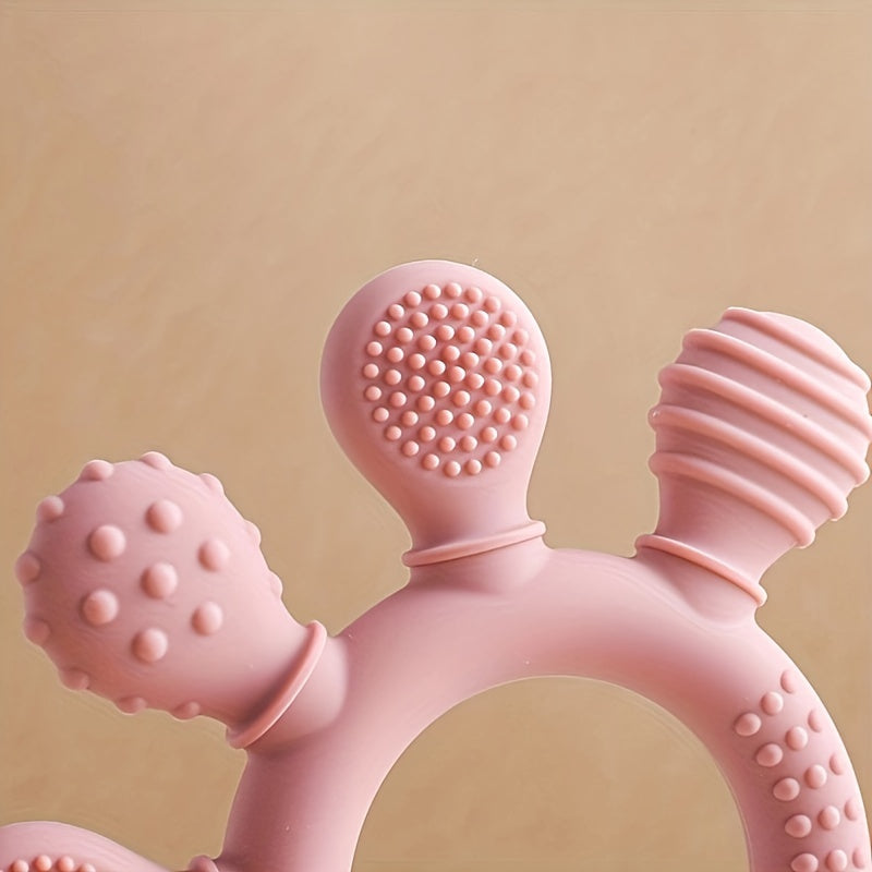Baby Teething Toys, Baby Teethers, Food Grade Silicone Teethers,, Baby Care Rings, Toys, Gifts for Kids, Newborn Accessories