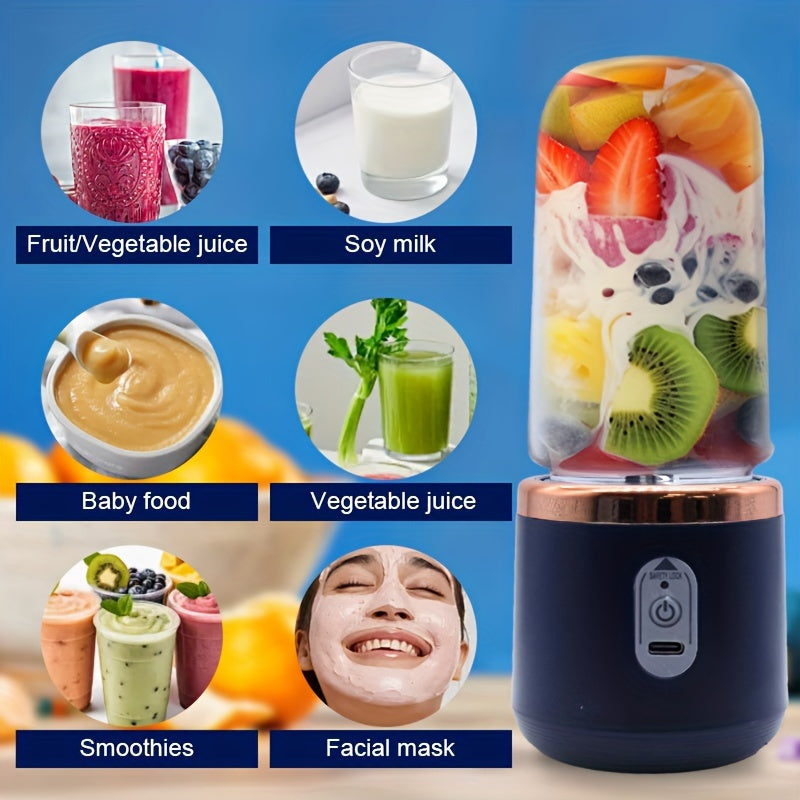 Juicer Portable Small Charging Juicer Cup, Perfect Gift for Home, Kitchen, And Travel, Valentine'S Day, Thanksgiving, Christmas, Mother'S Day, Portable Kitchen Appliance, Travel Juicer, Compact Design, Durable Cup, Automatic
