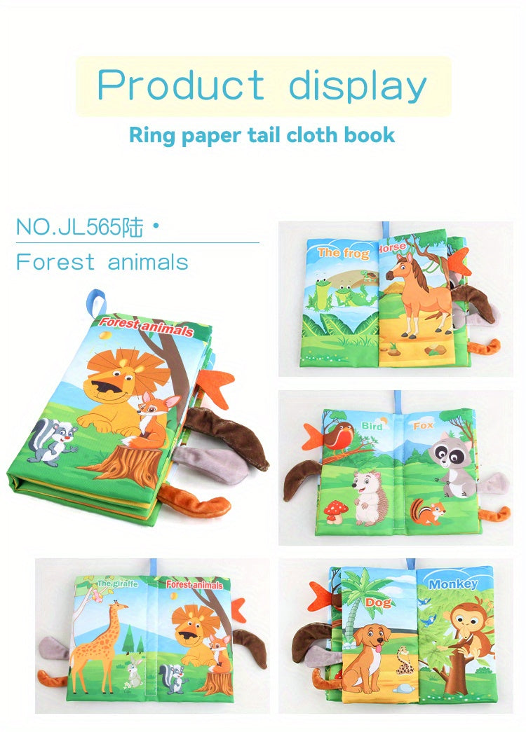 Baby Books -Baby Toys Gifts Touch Feel First Cloth Crinkle Soft Books Infant Tummy Time ToysLearning Sensory Baby Toys Stroller Toys Christmas Halloween Thanksgiving Gifts