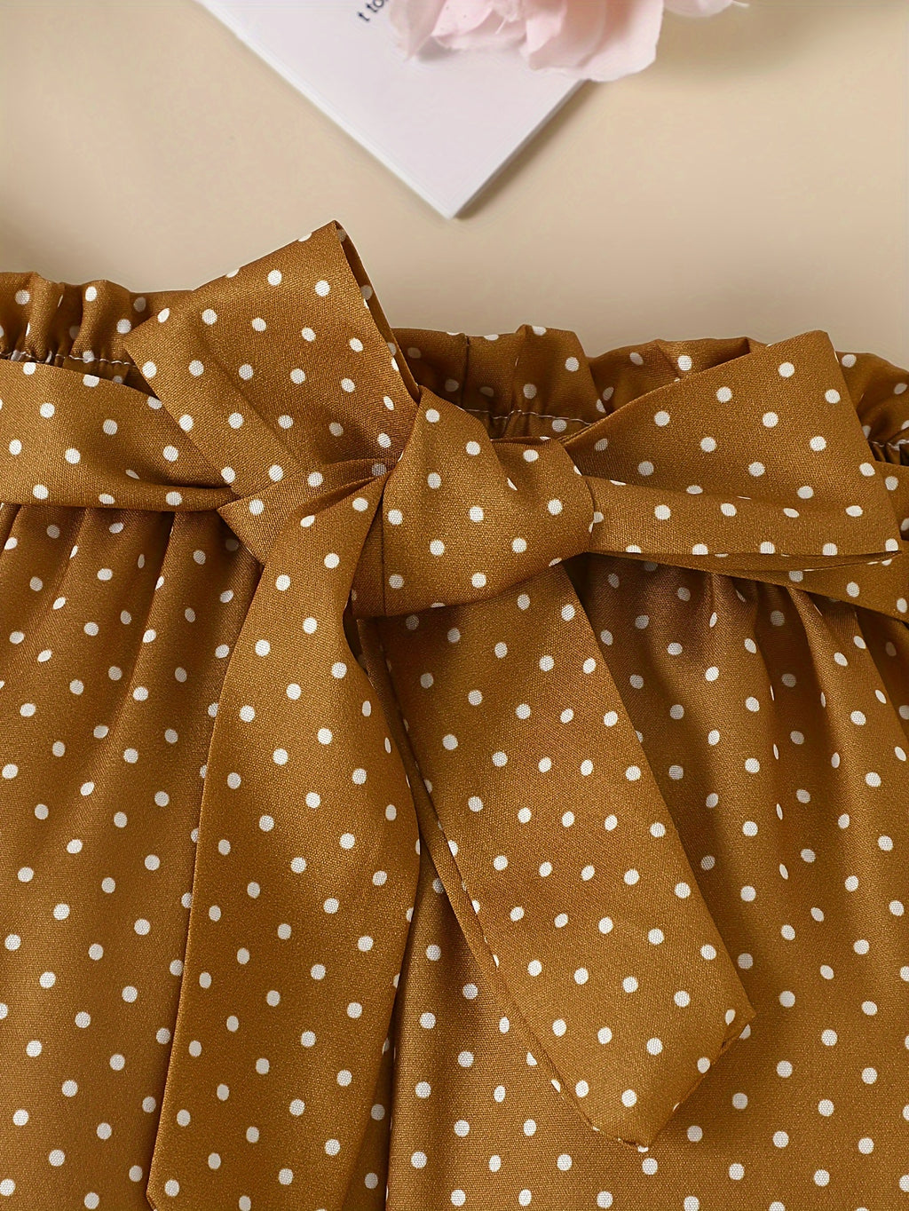 2pcs Baby Girl's Stylish Set, "Isn't She Lovely" Print Long Sleeve Onesie + Polka Dot Pants, Comfy Trendy Outfit Outdoor Clothing