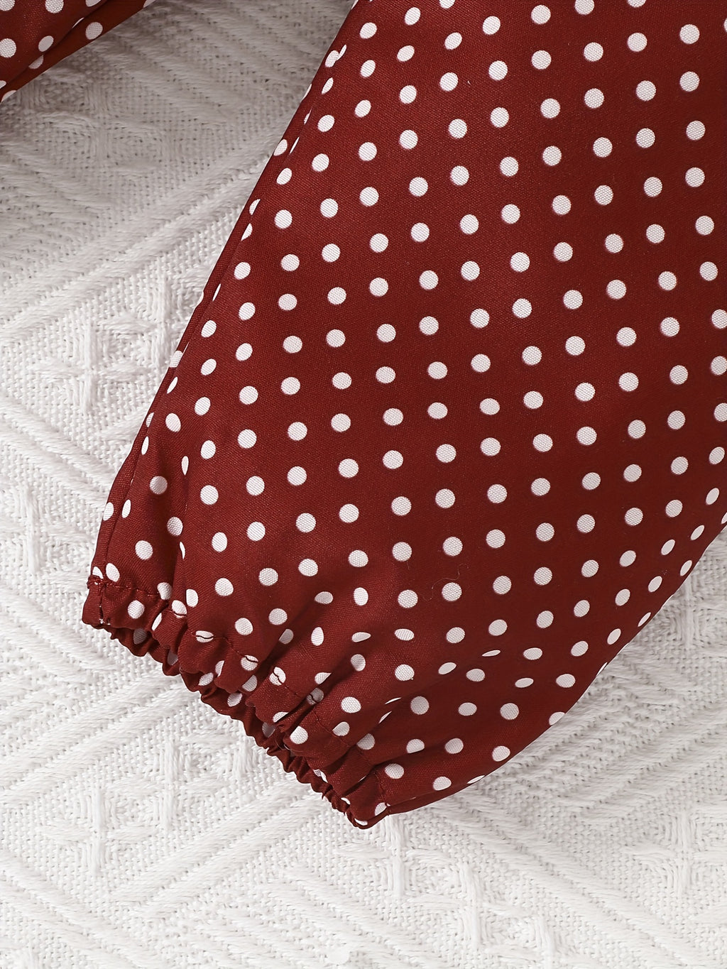 2pcs Baby Girl's Stylish Set, "Isn't She Lovely" Print Long Sleeve Onesie + Polka Dot Pants, Comfy Trendy Outfit Outdoor Clothing