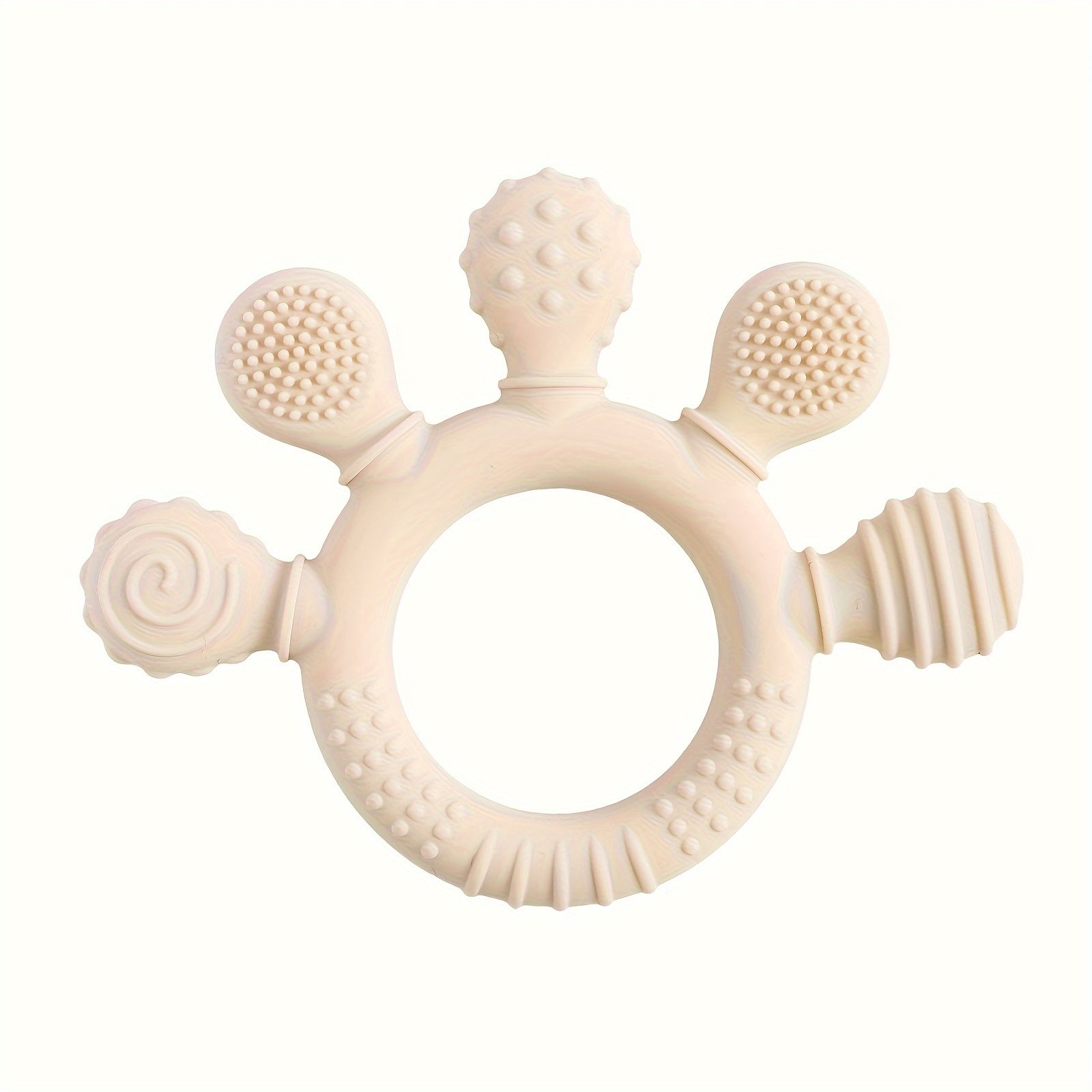Baby Teething Toys, Baby Teethers, Food Grade Silicone Teethers,, Baby Care Rings, Toys, Gifts for Kids, Newborn Accessories