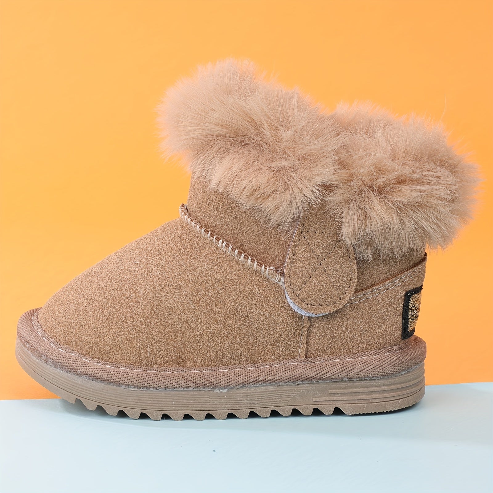 Comfortable Snow Boots For Baby Girls, Soft Warm Plus Fleece Boots For Outdoor Walking Hiking, Winter